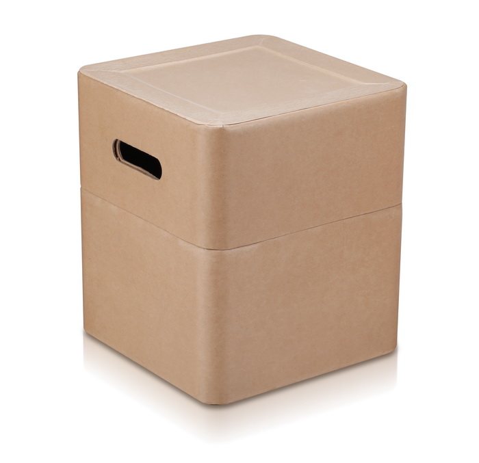 All paper square bucket