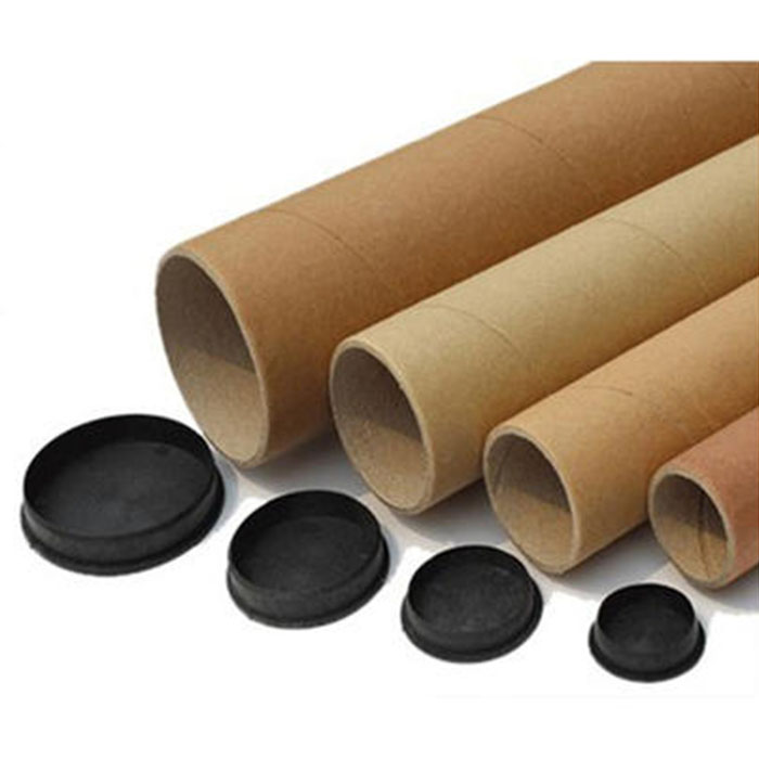 Flat roll paper tube