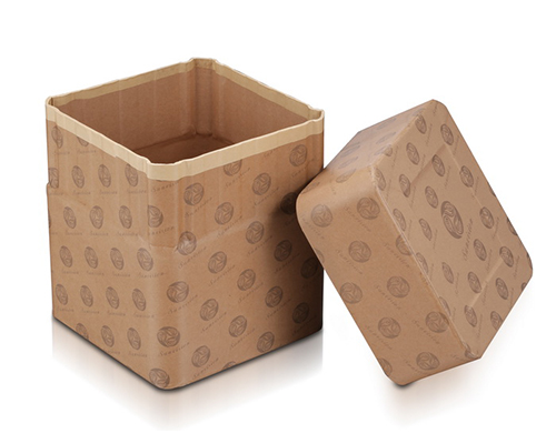 All paper square bucket