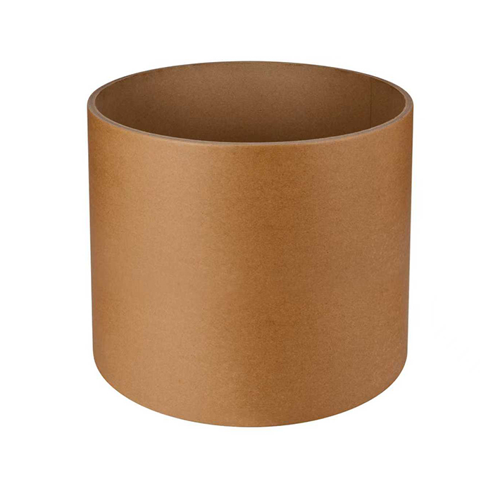 Flat roll paper tube