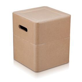 All paper square bucket