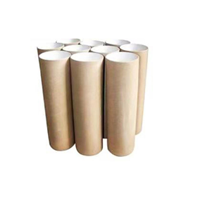 Flat roll paper tube