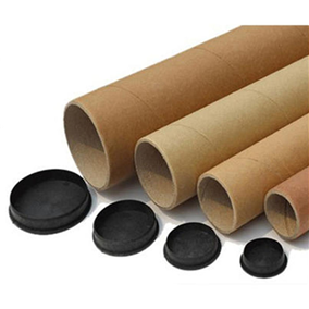 Flat roll paper tube