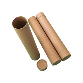 Flat roll paper tube