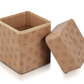 All paper square bucket