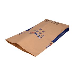 Straight edged square bottom bag