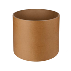Flat roll paper tube